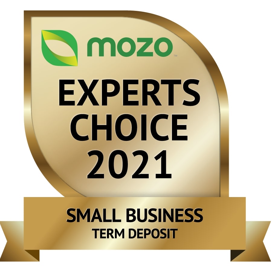 Awarded exceptional small business term deposit 
